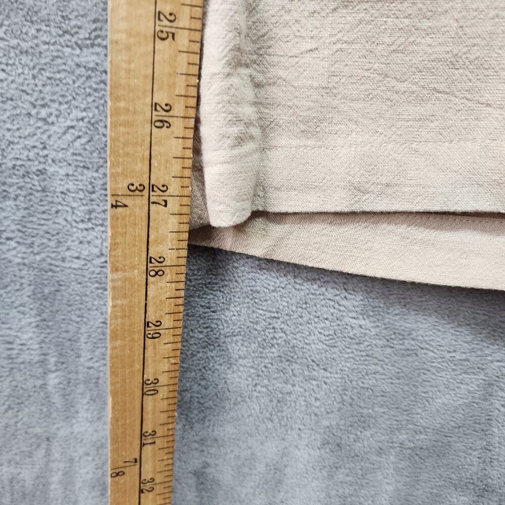 NWT Lillusory Wide Leg Pants Women Large Beige Linen Rayon Boho Elastic Lounge - Picture 11 of 12